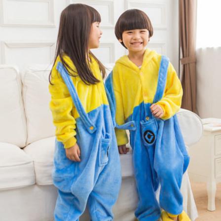 Barn Djur Jumpsuits Flanell Jumpsuits Baby