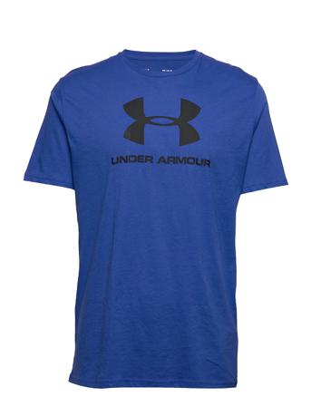 Ua M Sportstyle Logo Ss T-shirts Short-sleeved Blå Under Armour*Betinget Tilbud
