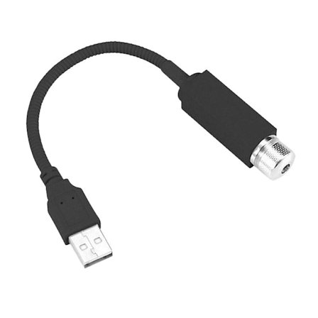 Bil LED Stjernehimmel Lys Bil Interiør Atmosfære Tak Natt Stjernelys Lampe USB Atmosfære Lys