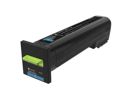 Lexmark Toner, hög kapacitet, cyan, 72K20C0 - Lyreco - Toner och bläck - Tonerkassetter - Toner Lexmark