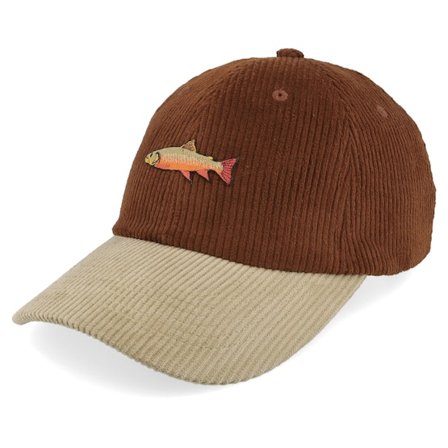 Skillfish - Brun unconstructed Caps - Tiny Char Corduroy Off Brown/Khaki Dad Cap @ Hatstore