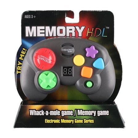 Memory game 2-i-1 - elektronisk spill med lys og lyd