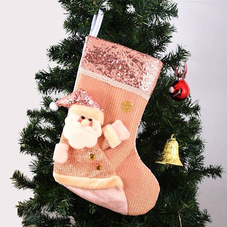 Joululahjapussit, joulukoristeet, vintage-tyyli, ripustettavat takkoihin, joulukuusiin, vanhukset