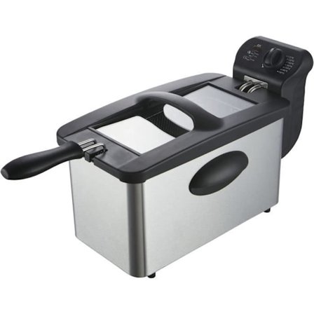 Fritös 3 L CONTINENTAL EDISON CERFR3IN2 - 2000W - Rostfritt stål