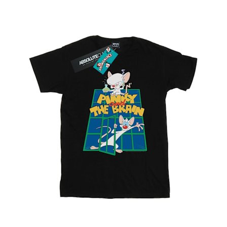Animaniacs Girls Pinky And The Brain Laboratory Bomull T-shirt