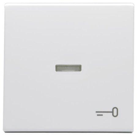 ABB 1789TR-84 Enkelvippa 1-vägs, vit lins, nyckel Vit, Strömbrytare & vägguttag