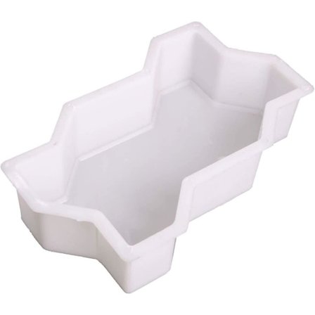 Belegningsform 2 deler Betong Belegningsform DIY Plast Stimaker Tegl Cement Belegningsform