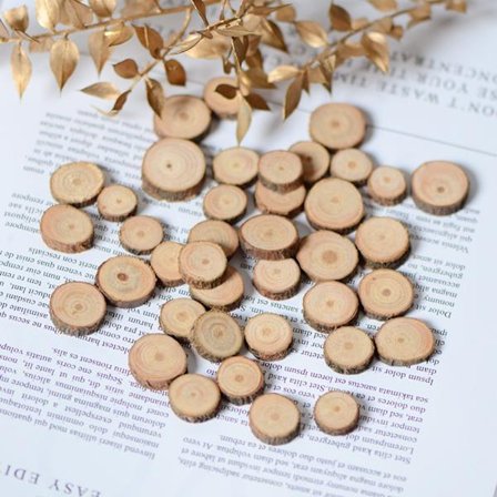 Treskiver Naturlige Treskiver Runde Tre