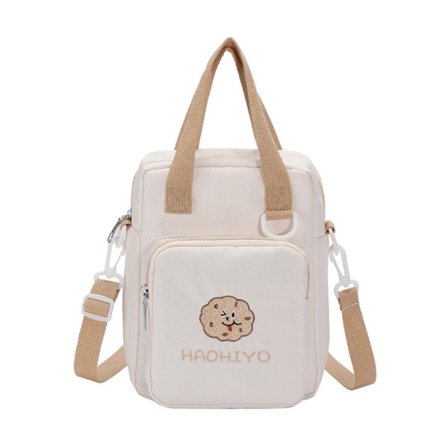 Söta Messenger-väskor för flickor, liten axelväska för kvinnor, JK Crossbody-väska för tonåringar, Sling Bag för studenter, handväska med handtag 