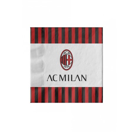 20 AC Milan papirservietter 33 x 33 cm