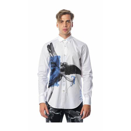 John Richmond, Shirt Wit, Heren, Maat:M