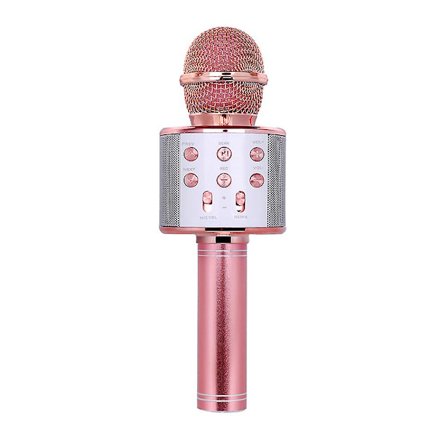 1 Mikrofon 1 Laddningskabel 1 Bruksanvisning Roséguld