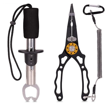 Kalastussakset Alumiiniseos Piht, Monitoiminen Viehepiht, Irrota Koukku Avaa Silmukka Kalastuspiht, Kalastuksen Poistotyökalu Rention Köydellä—Musta,F