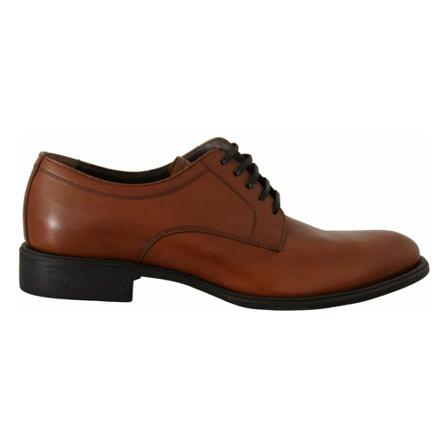 Dolce & Gabbana, Lace Up Derby Shoes Brązowy, Mężczyzna, Rozmiar: 43 EU