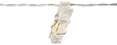 Konstsmide 1451-103 Lysslynge 12 lamper, fotoklemmer, Belysning