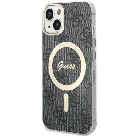 Guess 4G MagSafe-etui for iPhone 14 - svart
