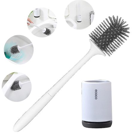 Toiletbørste i Silikon til Badeværelse - Væghængt