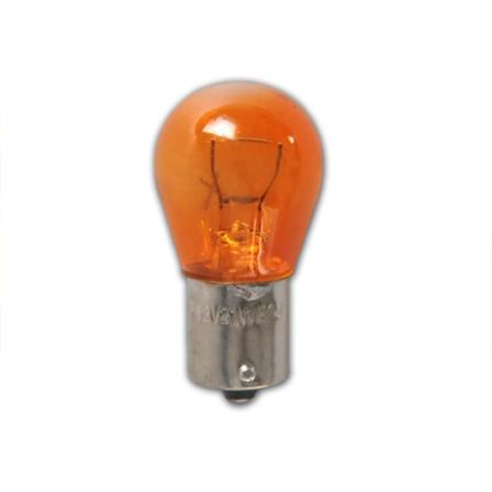 Bilglödlampa 12V 21W BA15s orange per styck
