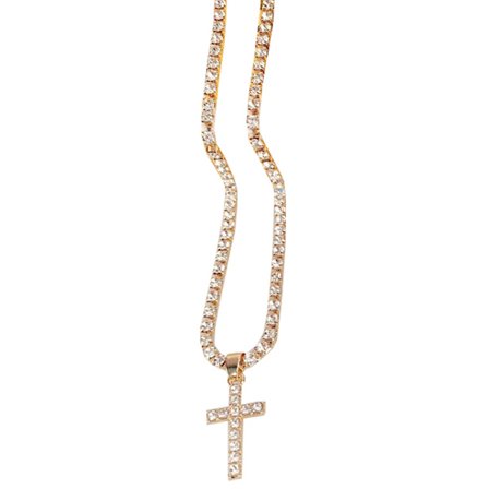 Exklusivt Stilrent Hög Kvalitet Kors Halsband