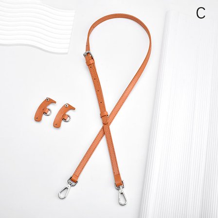 1Set Väskrem För Mini Punch-Free Läder Axelrem