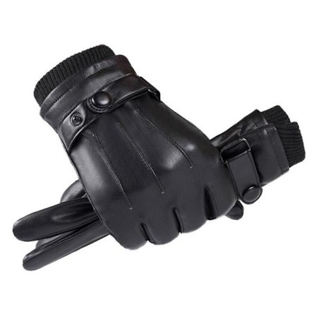 Leopard miesten talviset lampaannahkakäsineet, kashmirvuorella, pidä