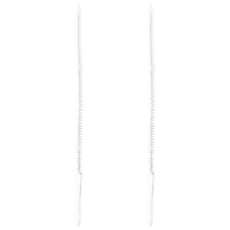 2 stk Fleksible Avløpsbørste Tette Fjerningsbørste Rengjøringsverktøy (hvit)Hvit43.5X2.3cm White 43.5X2.3cm