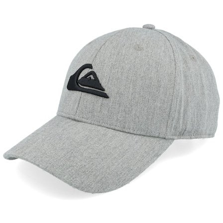 Quiksilver - Cinza adjustable Boné - Decades Light Heather Grey/Black Adjustable @ Hatstore