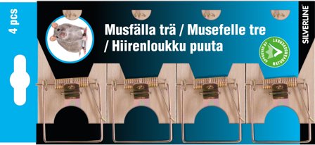 Silverline 22131 Musefelle 4‐pakning, Dyr & stell