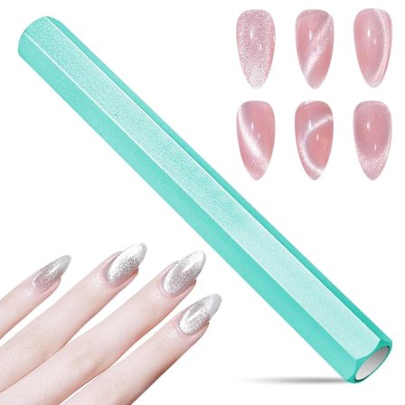 2 st Nagel Cat Eye Verktyg Dubbelhuvud Stark Manikyrstav Lång Gel Nagellack Konstverktyg Professionella Sexkantiga Stick Tillbehör för Studio 