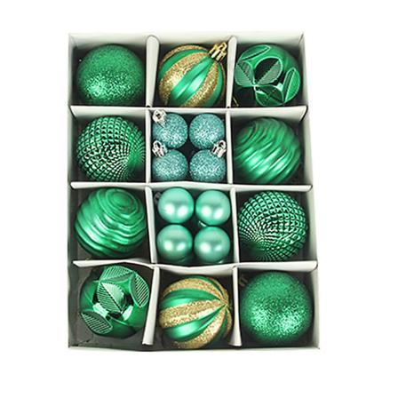 Julekugler Ornament - 60mm/30mm Udslagssikker Uregelmæssig Jul