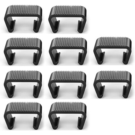 10 stk. udendørs møbelclips til havemøbler, clips til fletmøbler, fletmøbelklemmer