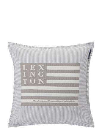 Logo Art & Crafts Sham Home Textiles Cushions & Blankets Cushion Covers Valkoinen Lexington Home