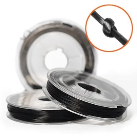 Elastinen kuitulanka korujen valmistukseen 0,8 mm