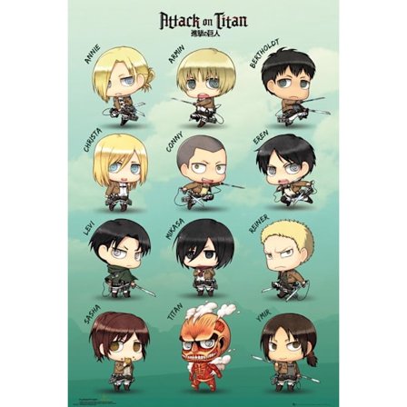 Attack On Titan - Chibi Characters