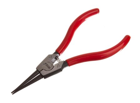 PELA 122937 Låseringtang rett 125 mm utv, 10-25 mm, Håndverktøy