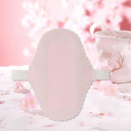 4 stk Bomullsbind Rosa Grafén Pustende Superabsorberende Vaskbart Gjenbrukbart Menstruasjonsbind S
