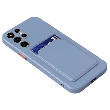 Kompatibel med Kompatibel med Samsung Kompatibel med Galaxy S25 Ultra Skal Mjukt Silikon Telefonskal Baksida Med Korthållare -