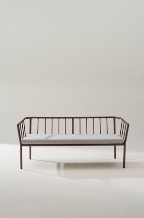 Jotex - Utesofa 2-seters Brun - MENTON - Kjøp Hagesofaer & hagebenker hos Jotex
