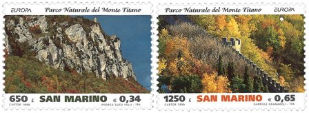 San Marino - EUROPA 1999 - Postfrisk sæt 2v