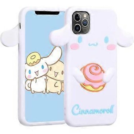 HEYONE Etui for iPhone 13 6.1" Tegneserie Silikon Søt 3D Morsom Kule Deksel Anime Kawaii Unik Barn Jenter Tenåringer Dyr Karakter Skall Støtsikker 