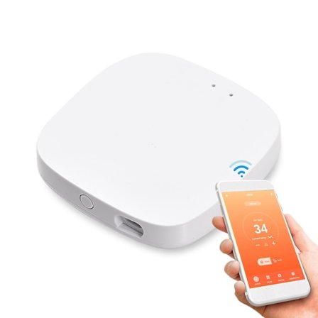 Zigbee 3.0 Gateway Hub Trådløs Smart Home Bridge Understøtter SmartLife Tuya App Fjernbetjening WiFi Pro (FMY)