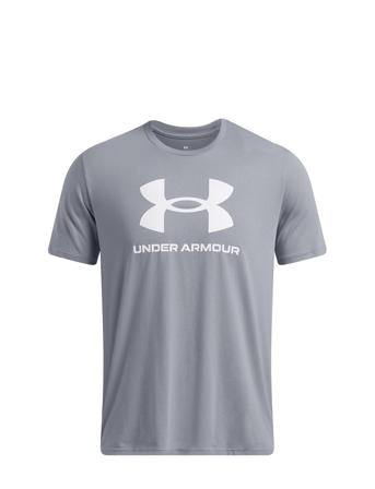 Ua Sportstyle Logo Update Ss Sport Men Men Sports Clothes Sport Tops Sport T-shirts Grey Under Armour