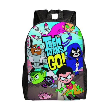 Teen Titans Go Rygsæk Skoletaske Børne Rygsæk Casual Dagrygsæk Til Drenge Piger