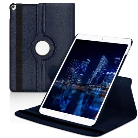 Tabletfodral Mikrofiber För Apple Ipad 12.9 (2017) Tpu Etui Läs Mörkblå