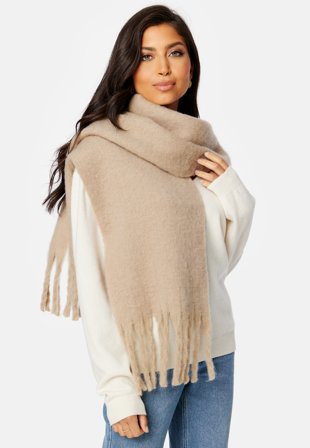 BUBBLEROOM CC Wool blend scarf Beige Klær