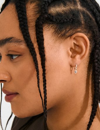 Pilgrim Alaia Earrings Silver-Plated - Silver - ONE SIZE