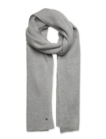 Essential Flag Knit Scarf Accessories Scarves Winter Scarves Grå Tommy Hilfiger