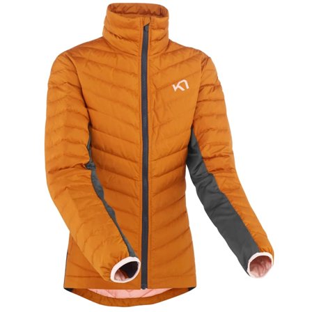 Kari Traa Women's Eva Down Jacket Women middle-layer down jackets Orange L