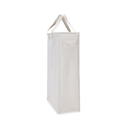 45L Tvättkorgar med handtag, hopfällbar smal tvättkorg Oxford tyg tvättväska rektangulär tvättkorg badrumsförvaringsväska 39x19x60CM (Be