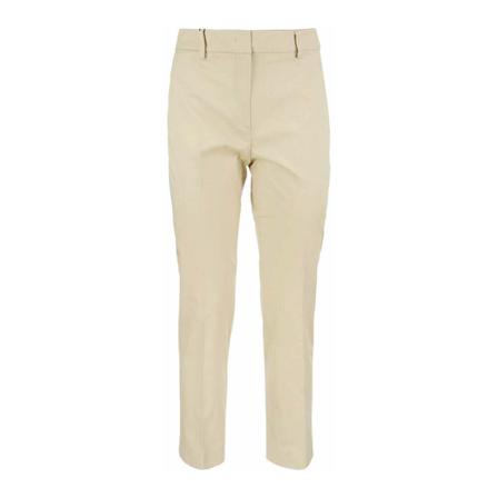 Max Mara Weekend Cropped Broek , Beige , Dames , Maat: M